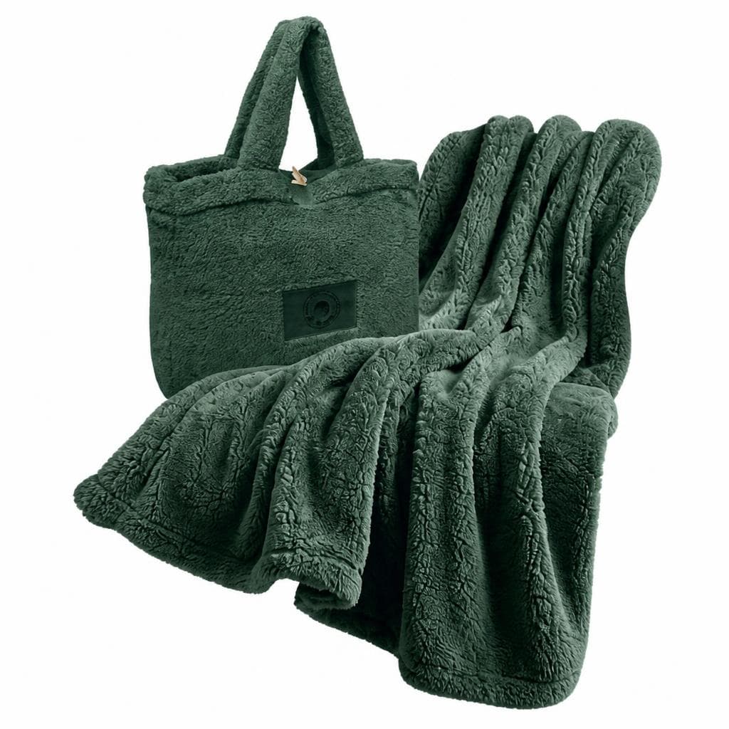 Plaid con borsa, 120x160 cm – Tigota