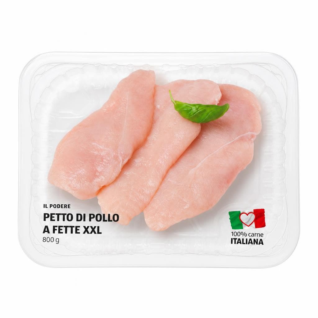 Il Podere petto di pollo a fette XXL 800 g in offerta da ALDI