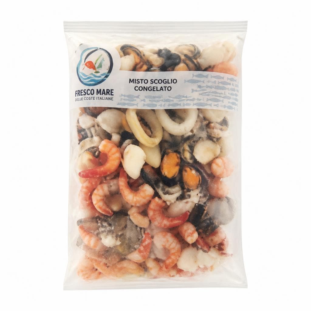 Misto scoglio congelato Maremossso, 1 kg – Bennet