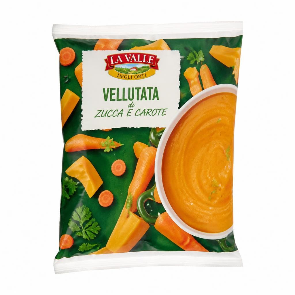 Vellutata di zucca e carote, 600 g – Eurospin