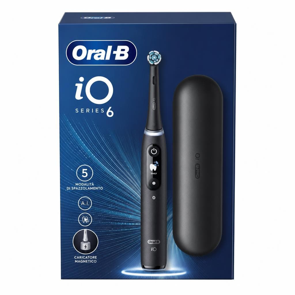 IO6 Spazzolino elettrico + Travel Case Oral-B in offerta da Unieuro