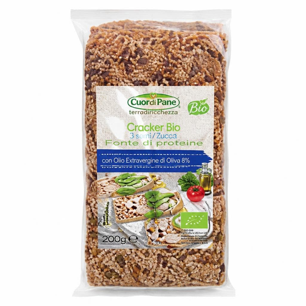 Cracker 3semi / Zucca bio, 200 g – Panorama