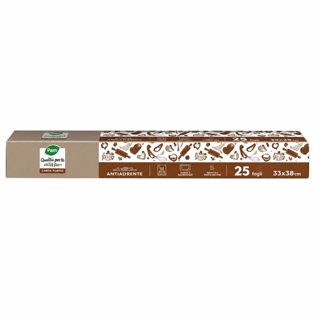 Carta forno, 25 fogli Pam – Panorama