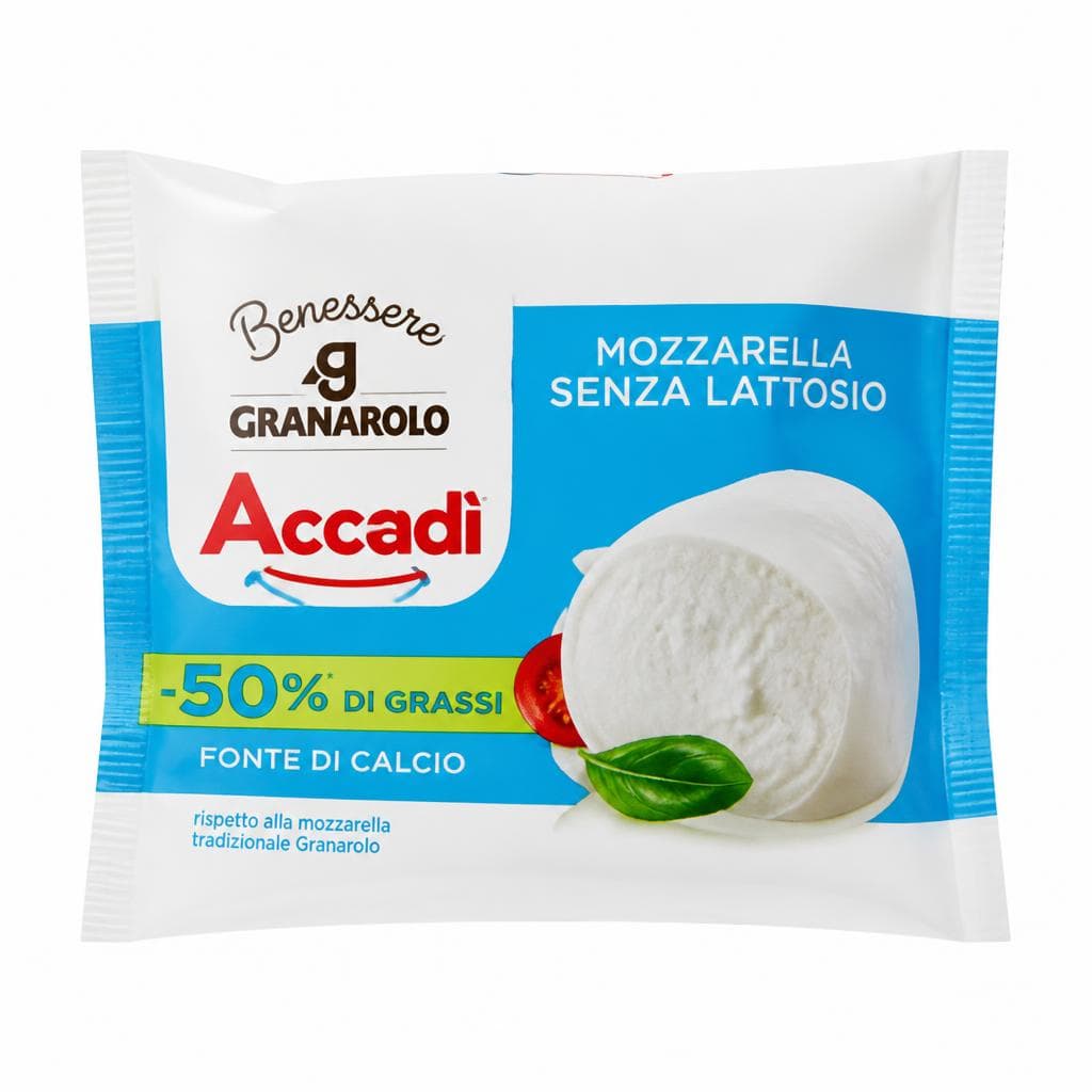 Mozzarella senza lattosio Benessere Accadì Granarolo, 100 g – Bennet