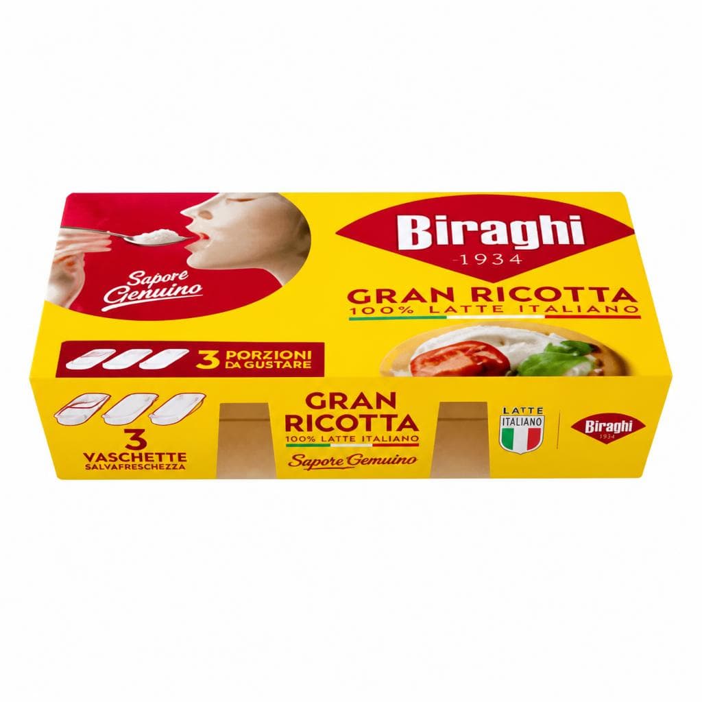 Gran Ricotta Biraghi, conf 3 pezzi da 50 g cad 150 g – Carrefour