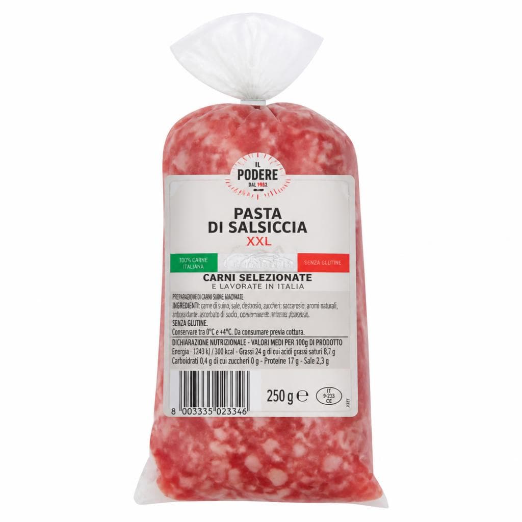 Il Podere pasta di salsiccia XXL, 400 g – ALDI