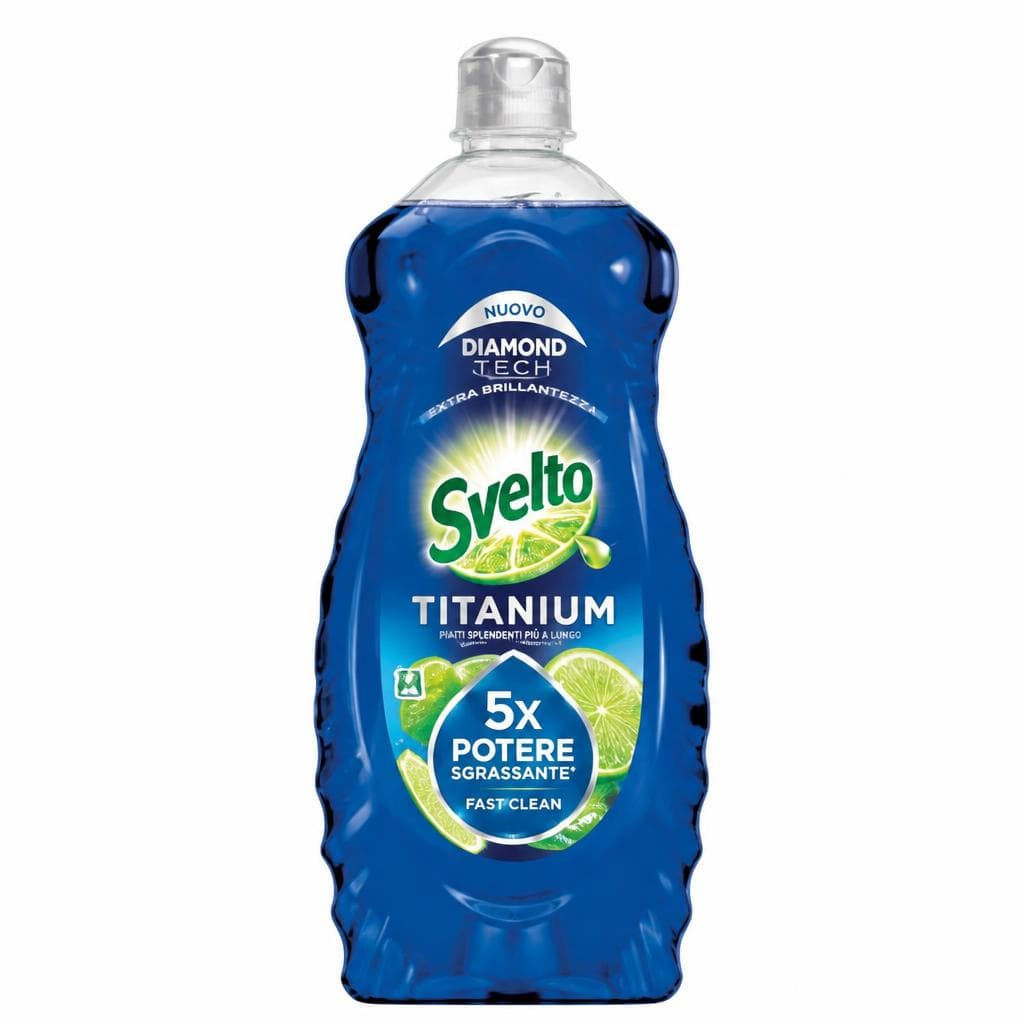 Svelto Titanium detergente piatti a mano concentrato 2 pezzi in offerta da Acqua & Sapone