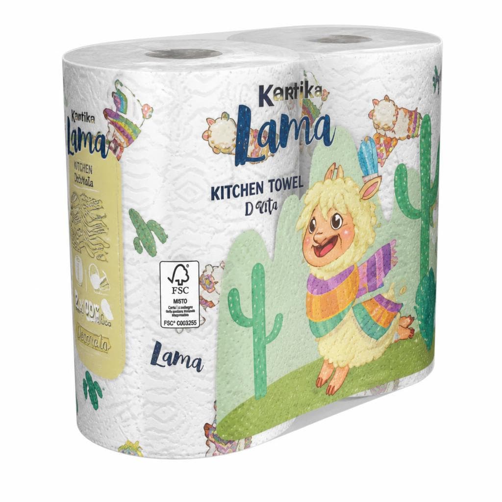 Kartika carta da cucina decorata 2x 90 strappi in offerta da Lidl