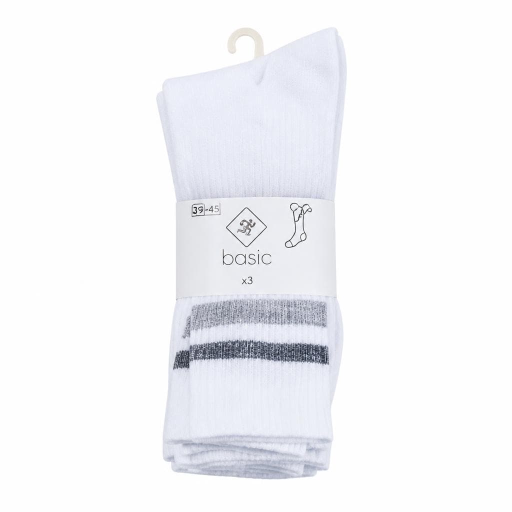 Calze sport regular, 3 pezzi – Carrefour