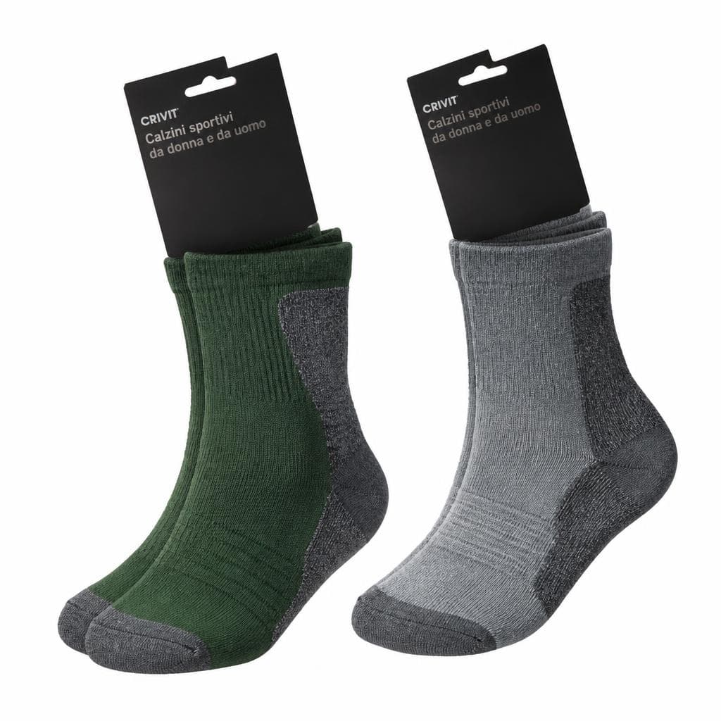 Calzini sportivi da donna e da uomo, 2 paia CRIVIT – Lidl