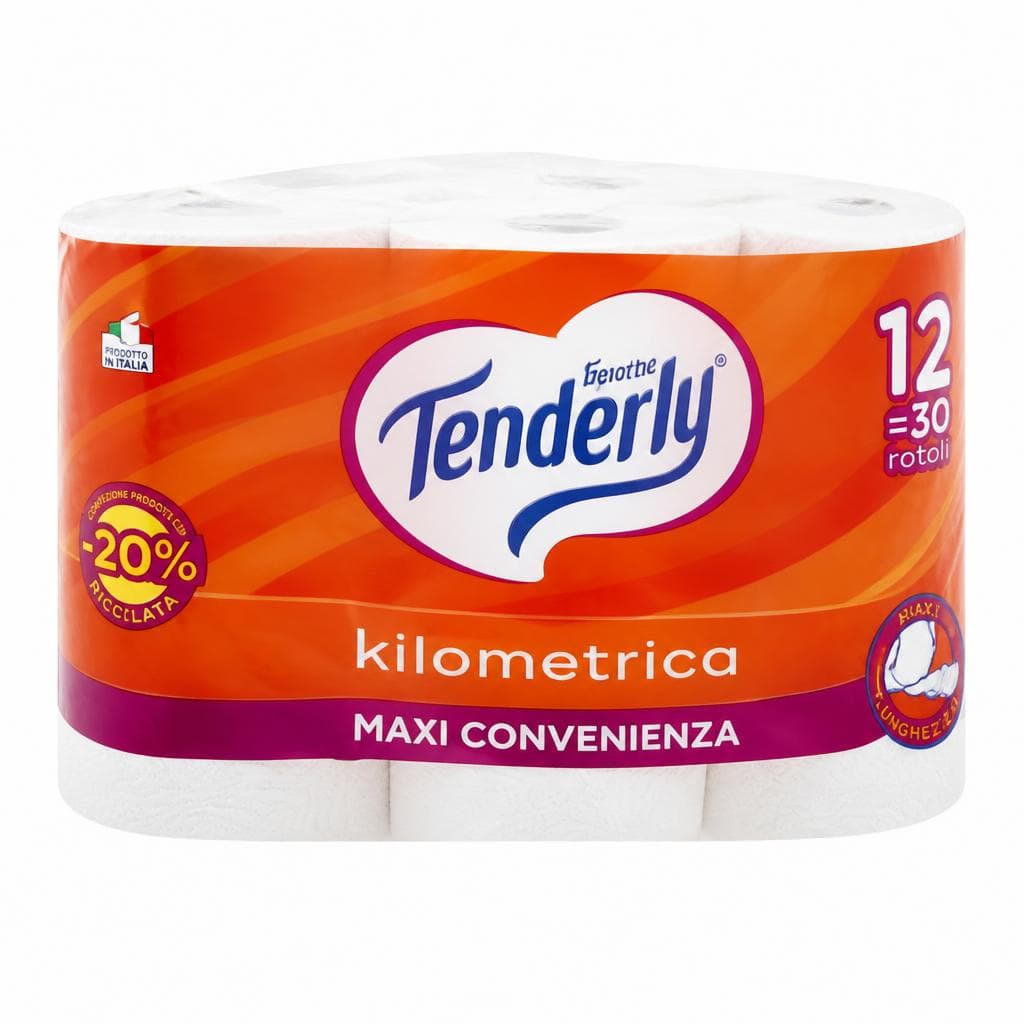 Tenderly carta igienica Kilometrica 12 rotoli in offerta da Bennet