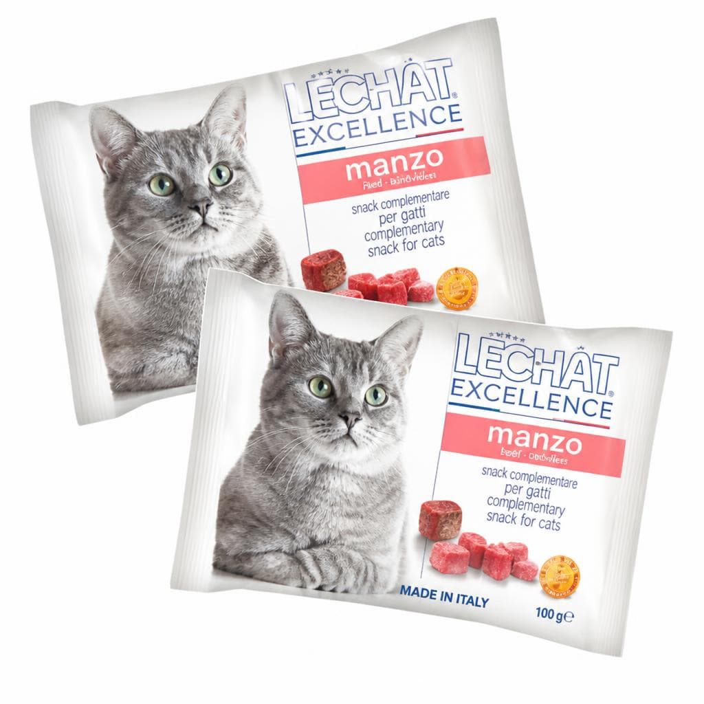 Lechat Excellence bocconcini per gatti, 100 g x 4 – Tigota