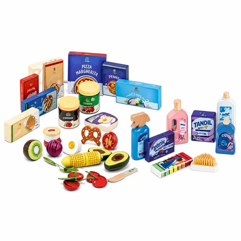 Set prodotti supermercato in legno – ALDI