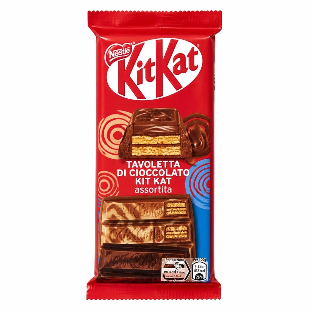 Tavoletta di cioccolato Kit Kat assortita, 99 g – Il Gigante