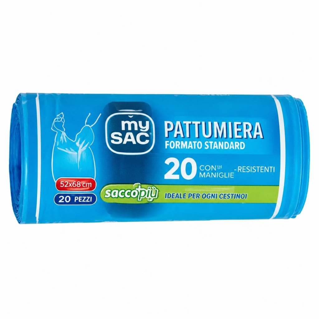 Sacchi azzurri con maniglie, conf 20 pezzi My Sac – Carrefour