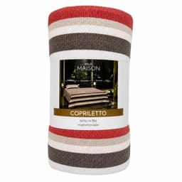 Copriletto tinto in filo matrimoniale