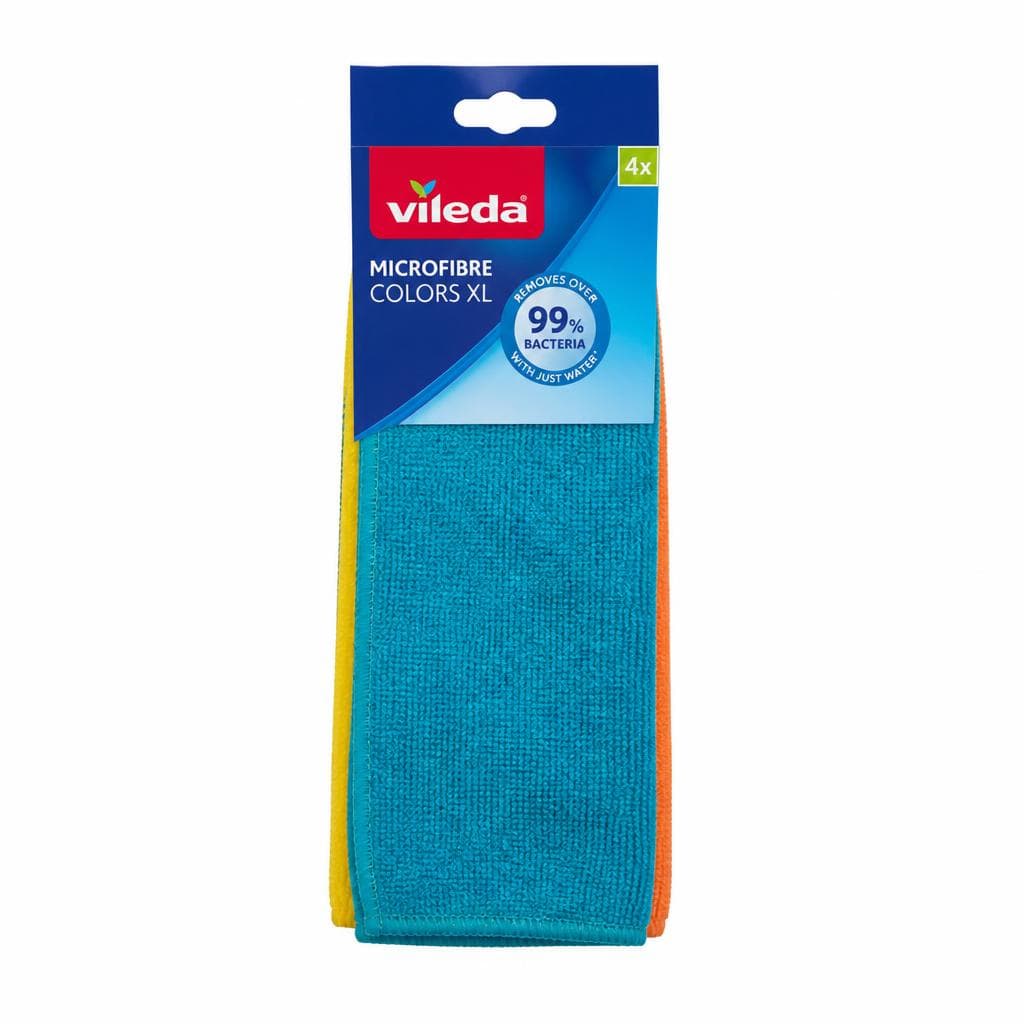 Microfibre Colors XL Vileda, 4 pezzi – Iper La grande i