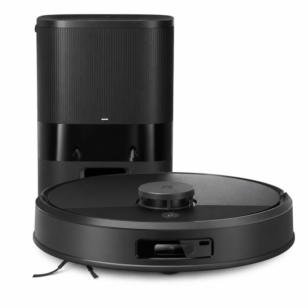 iRobot Robot aspirapolvere e lavapavimenti Roomba 105 Combo + stazione di svuotamento – Comet