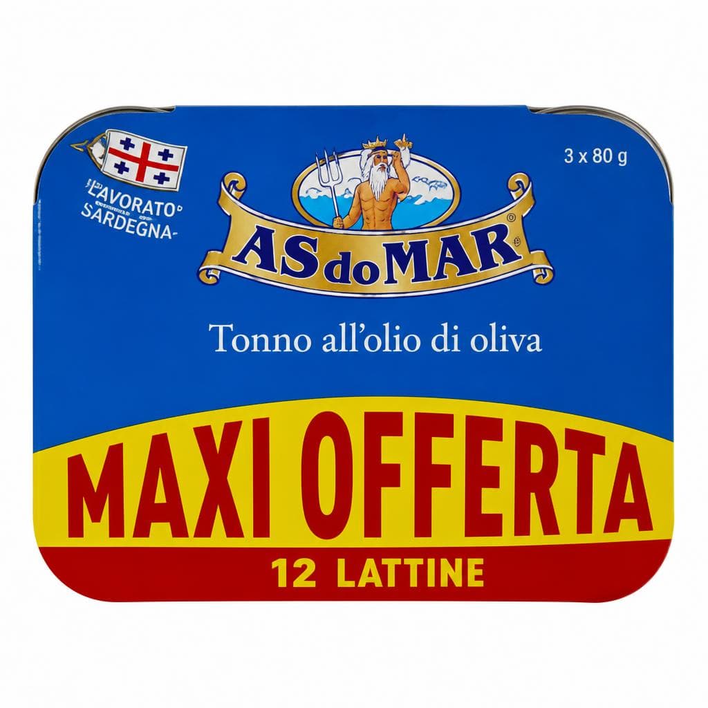 Tonno all'olio d'oliva in scatola Asdomar, 840 g – Bennet