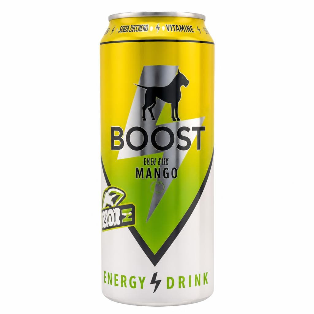 Energy Drink Boost mango, 50 cl – MD