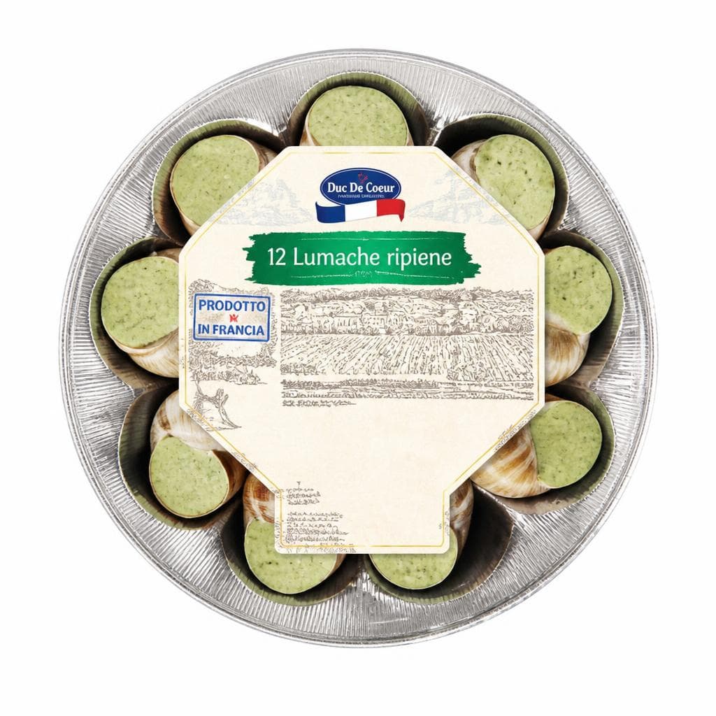 12 Lumache ripiene 67 g Duc De Coeur in offerta da Lidl