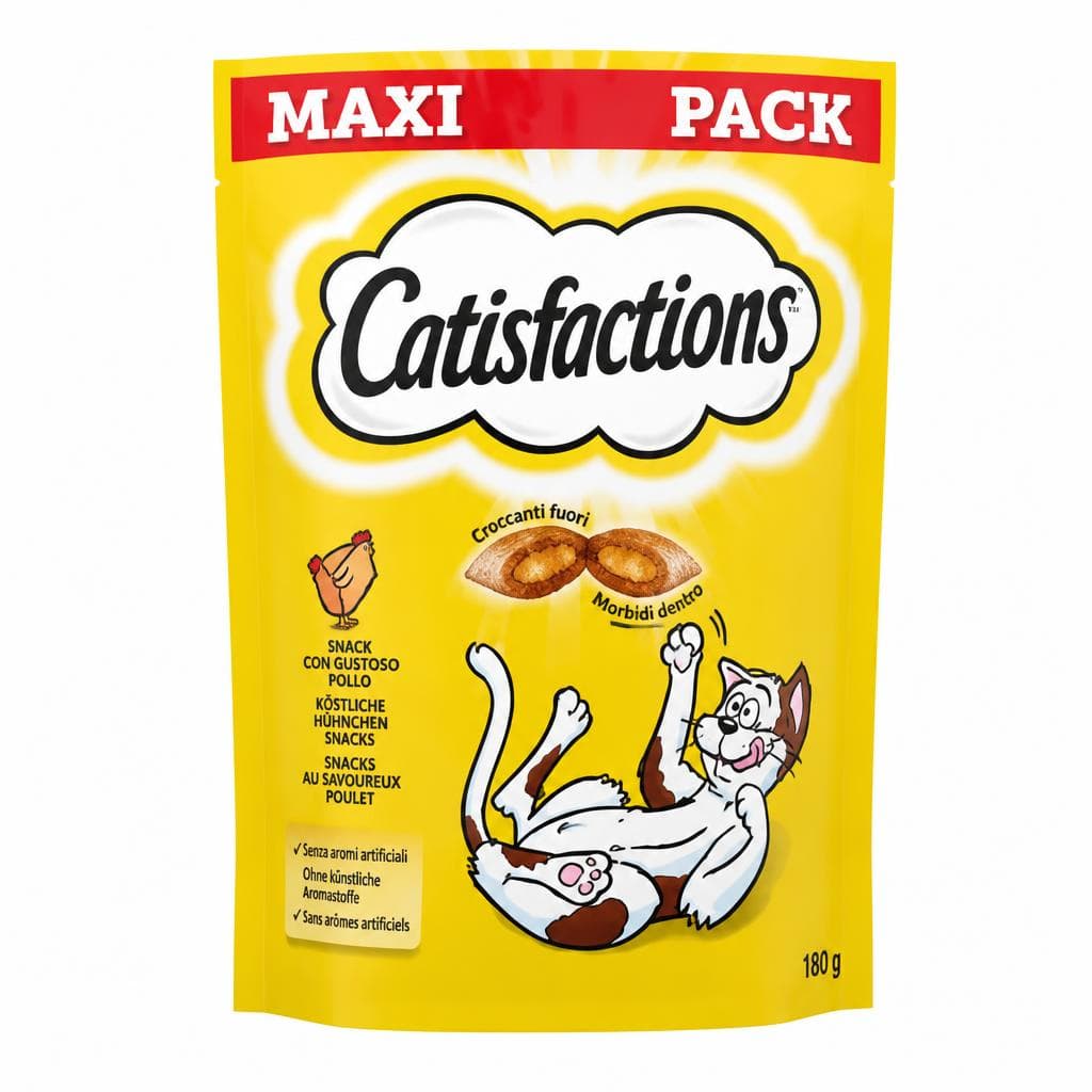 Snack per gatti, 180 g Catisfactions – Bennet