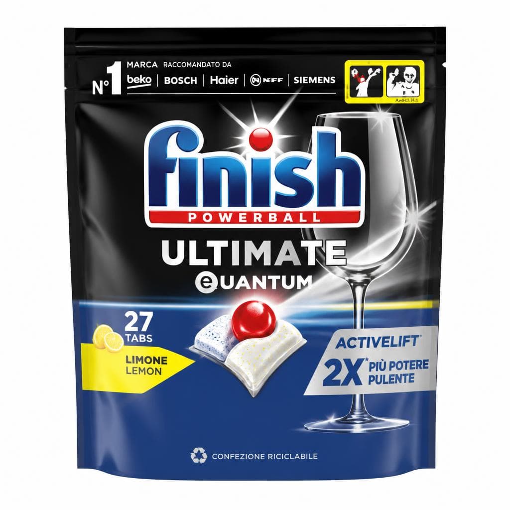 Finish Ultimate e Quantum tabs, 25/27/134 pezzi – Risparmio Casa