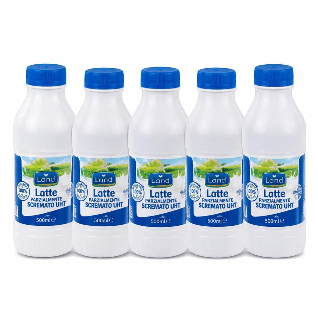 Latte parzialmente scremato UHT, 6 x 500 ml Italiani – Eurospin