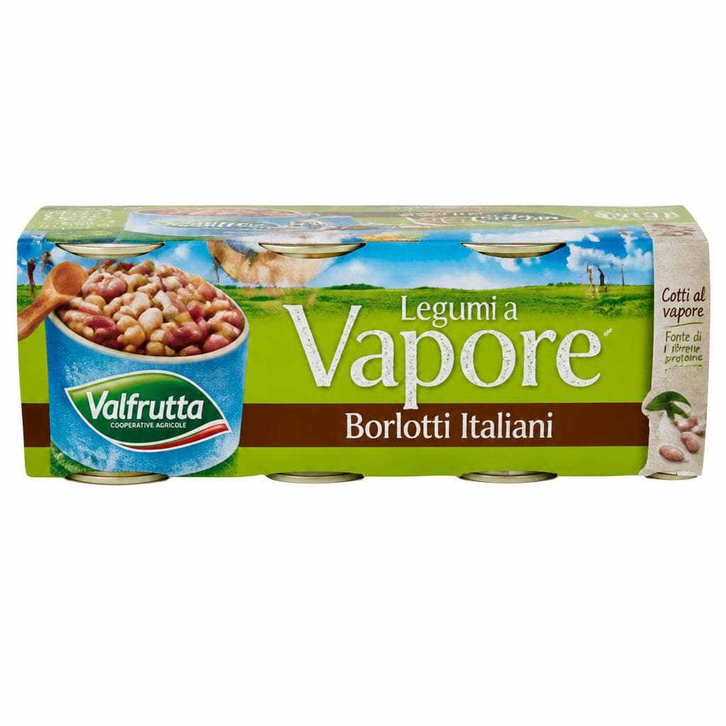 Legumi cotti a vapore Valfrutta, g 560 – Bennet