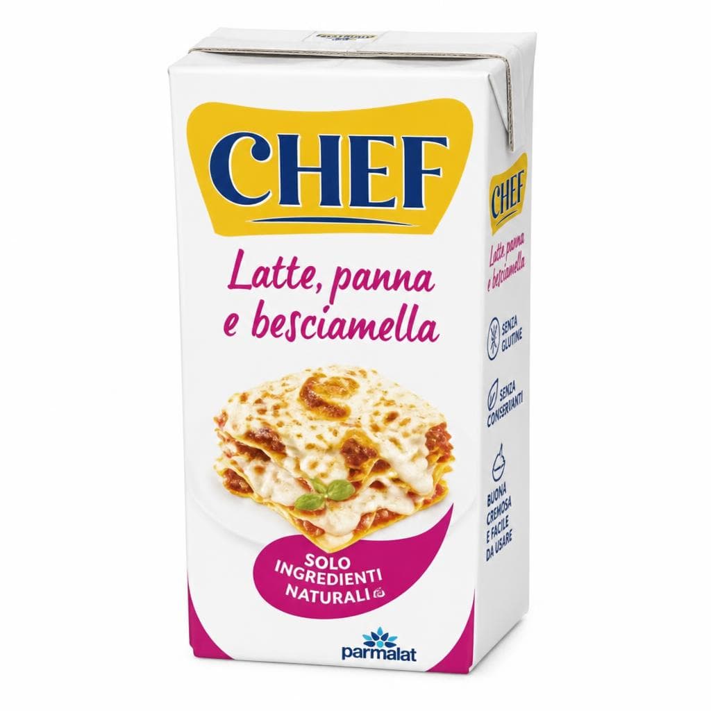 Latte, panna e besciamella Parmalat, Chef – Bennet