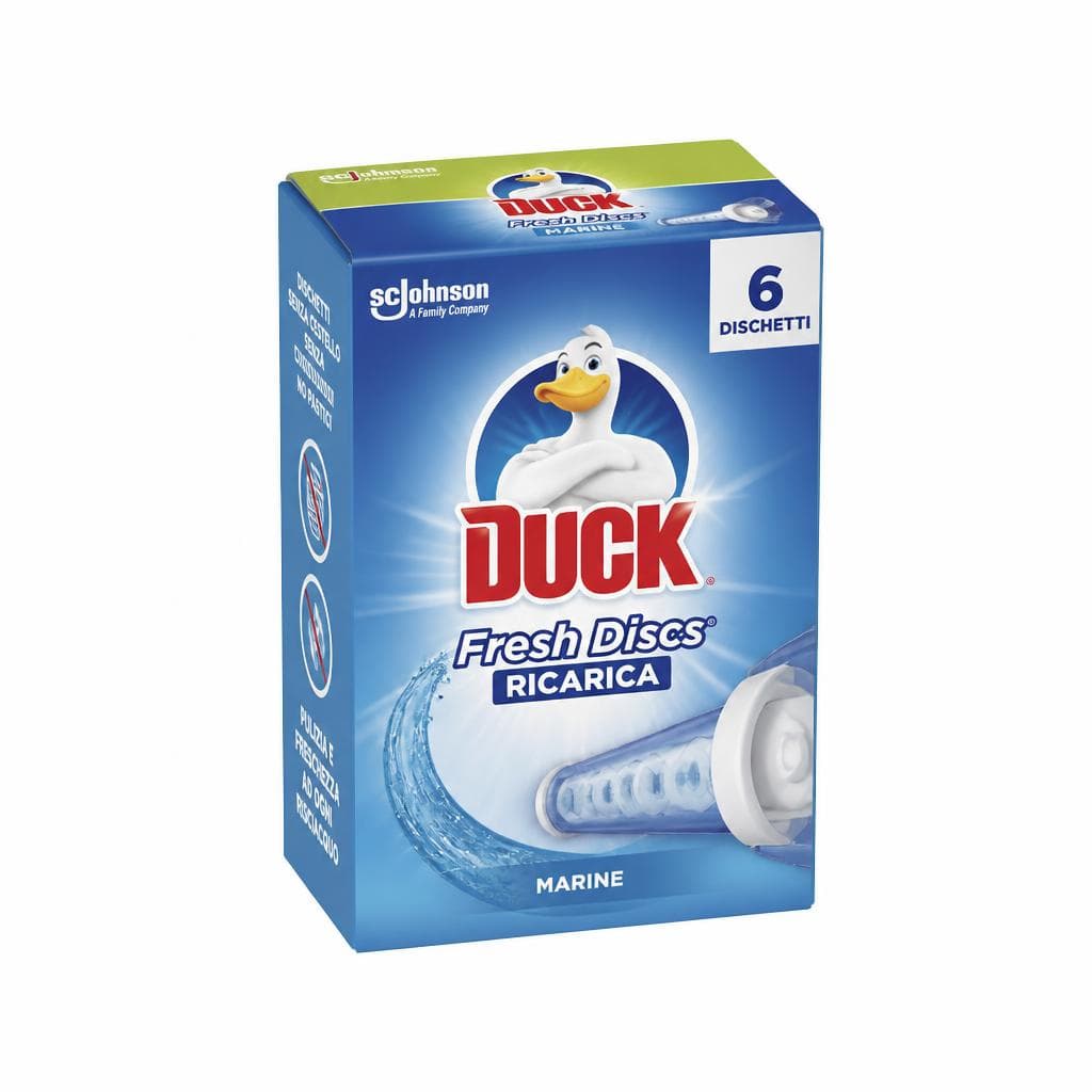Duck Fresh Discs ricarica per dischetti per WC in gel, 2 pezzi – Dm