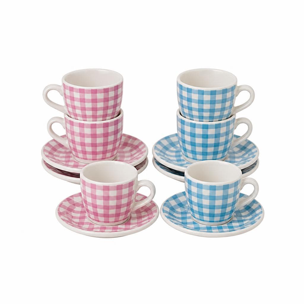 Set tazzine caffè Vichy, 6 pz – Unieuro