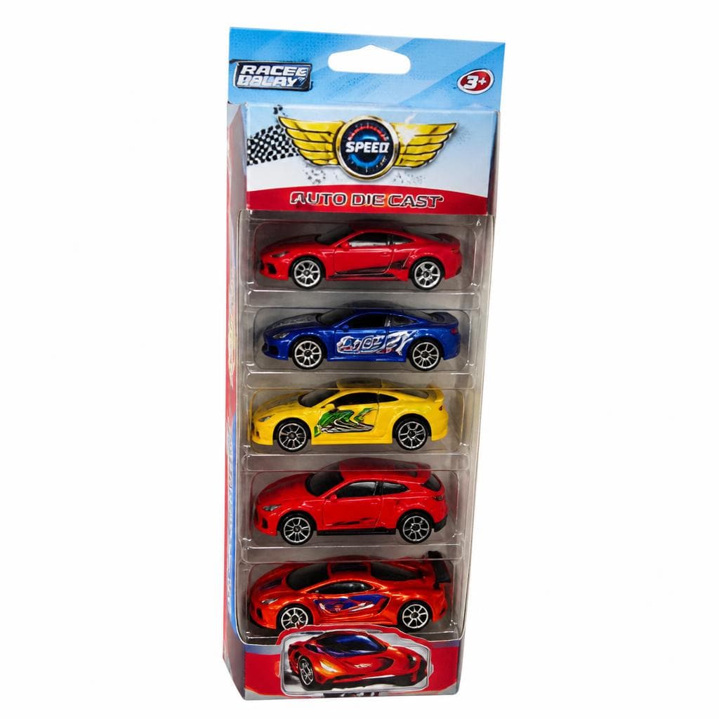Auto die cast, 5 pezzi – MD