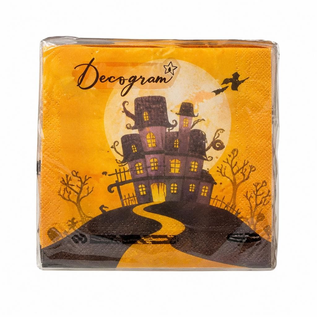 30 tovaglioli Halloween Decogram, 30 pezzi, 38x38 cm – Il Gigante