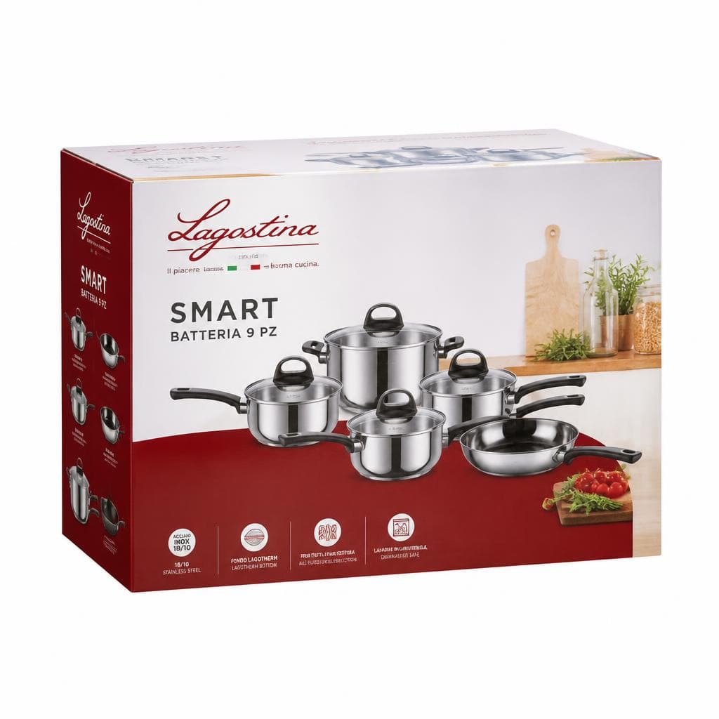 Lagostina Smart batteria, 9 pz – Comet