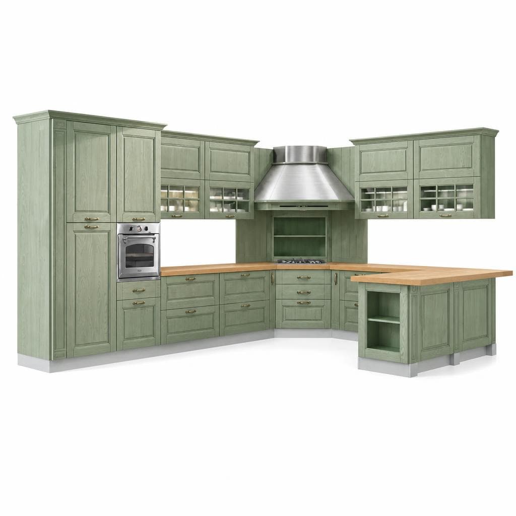 Cucina Sofia, 255 x 60 x 215 cm – Mondo Convenienza