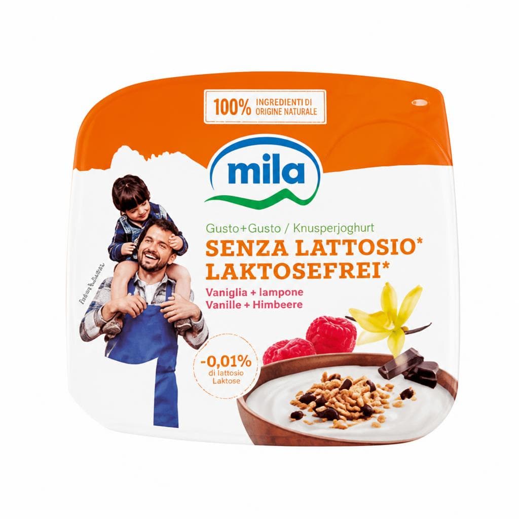 Yogurt Bicomparto Gusto+Gusto, 150 g Mila – Il Gigante