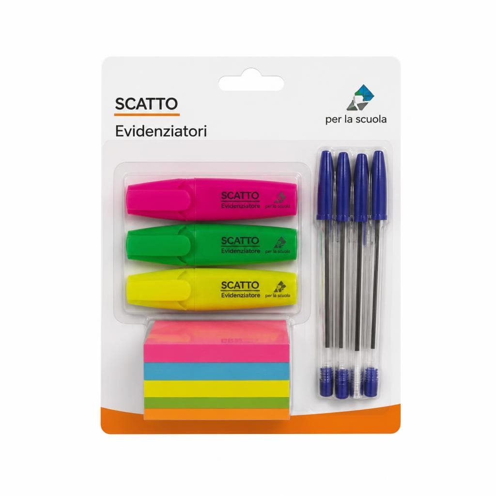 Scatto cancelleria assortita in offerta da MD