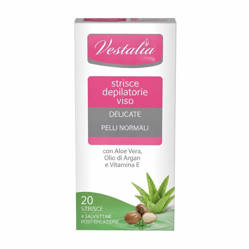 Vestalia strisce depilatorie viso, 20 pz – Tigota