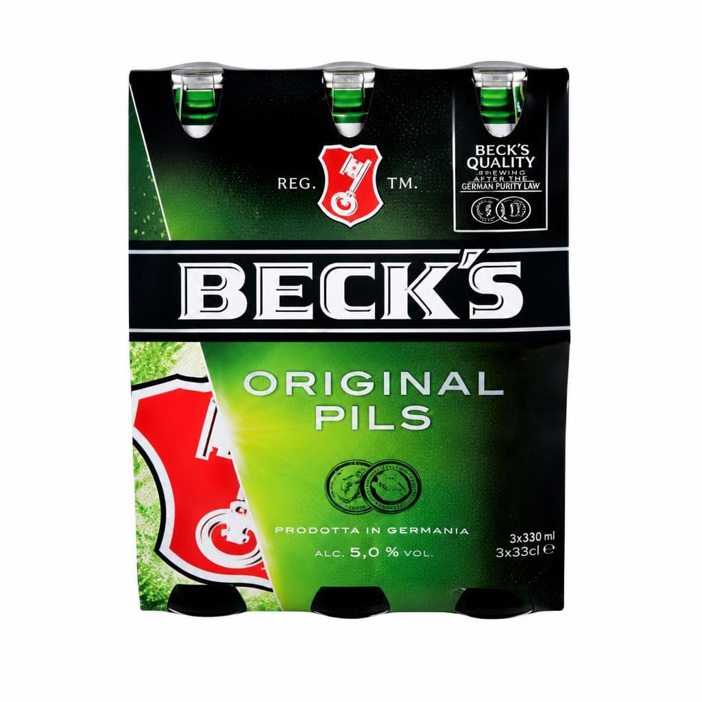 Birra Beck's, conf 3 pezzi da 330 ml cad – Carrefour