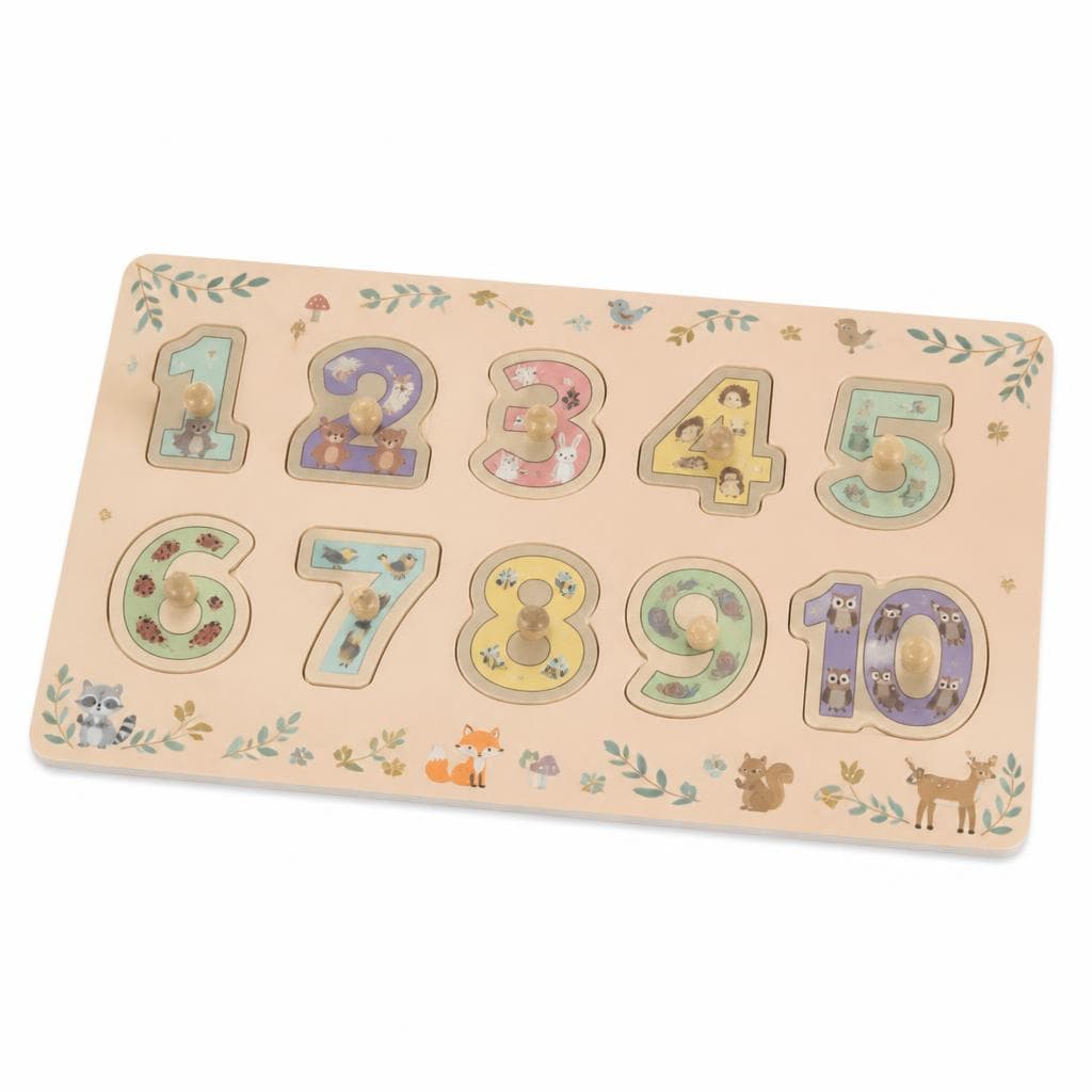 Lupilu puzzle in legno con numeri – Lidl