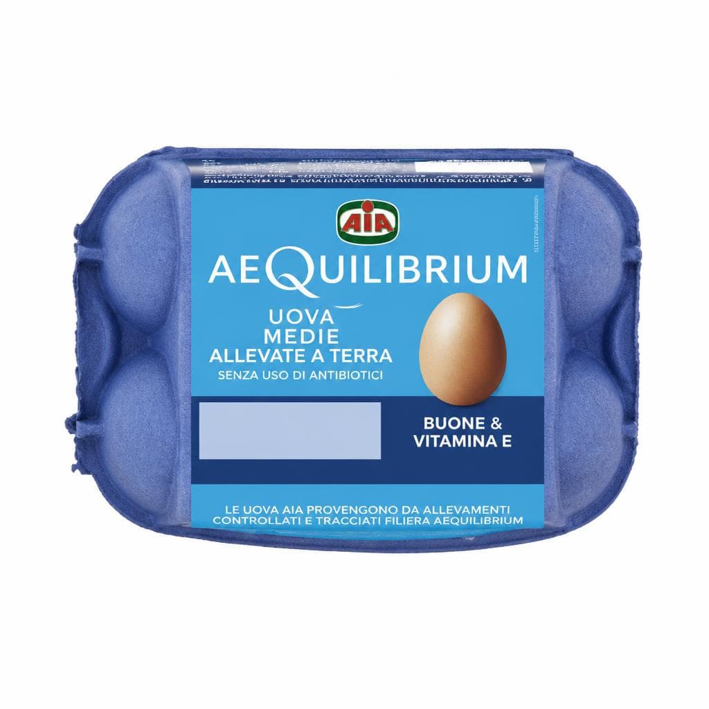 Uova medie allevate a terra Aequilibrium Aia, 6 pezzi – Panorama