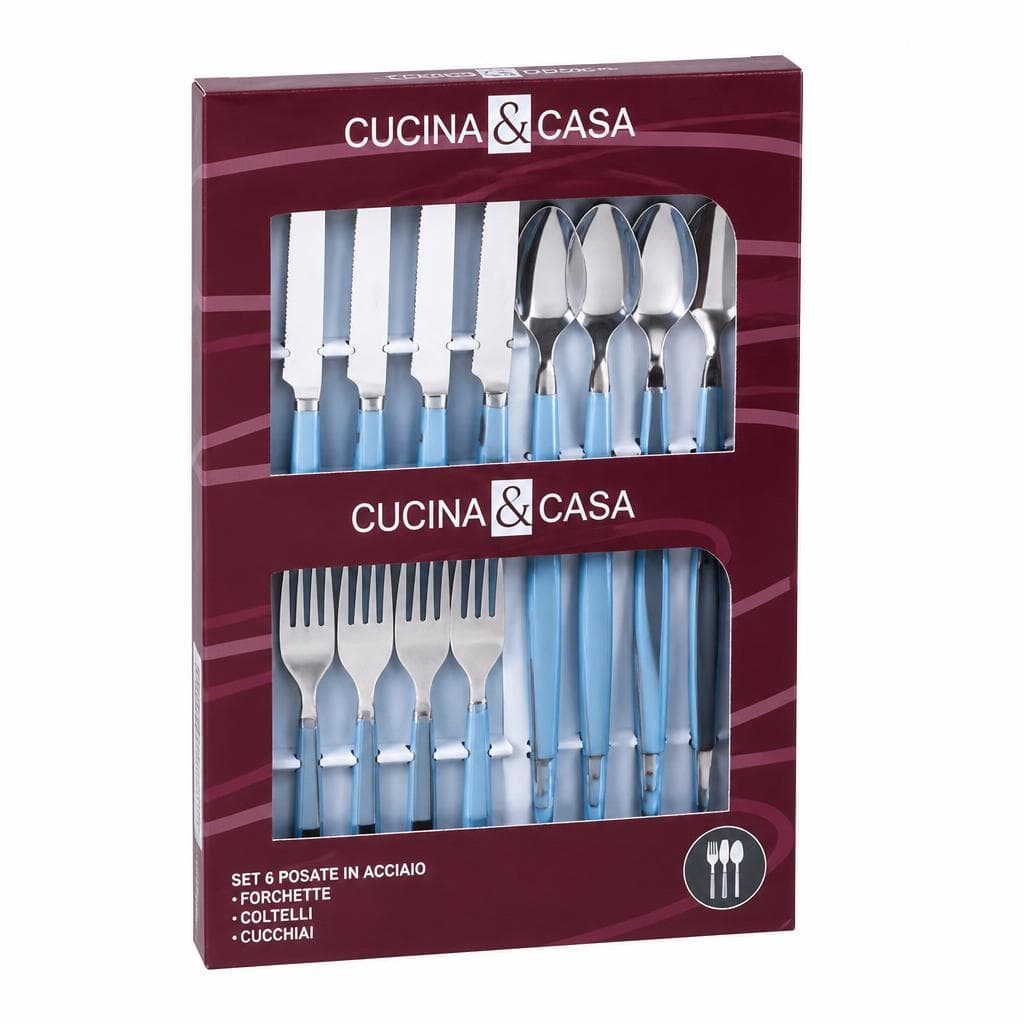 Set 6 posate in acciaio in offerta da Risparmio Casa