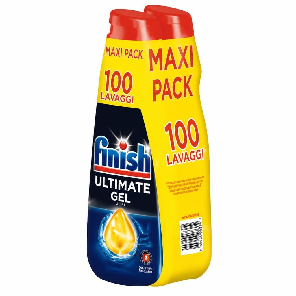 Finish gel lavastoviglie ml 900x2 in offerta da MD