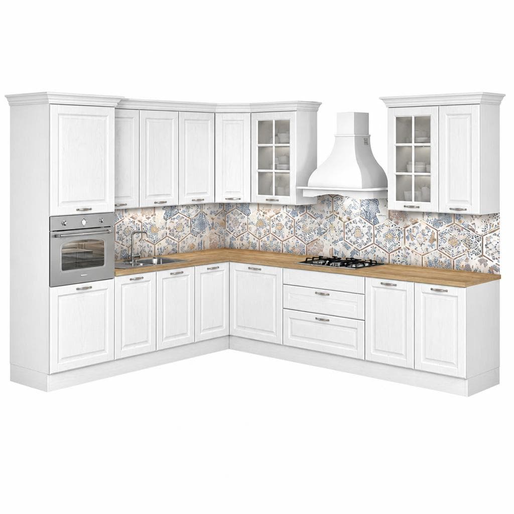 Cucina Composizione Tipo Latte Frassinato – Mondo Convenienza