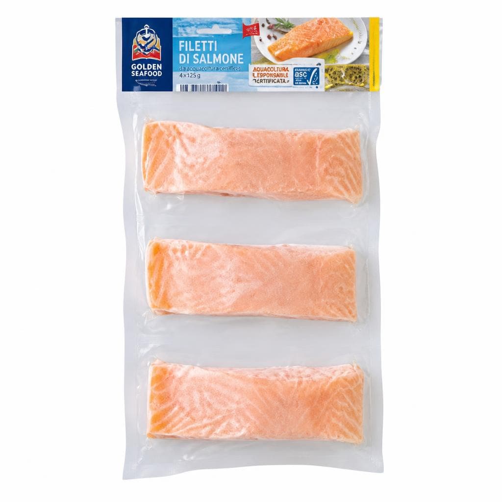 Golden Seafood Filetti di Salmone 4 x 125 g in offerta da ALDI