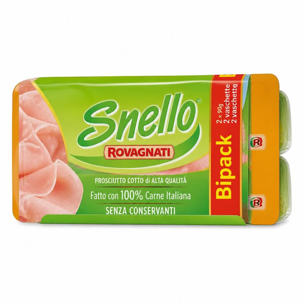 Bipack prosciutto cotto Snello Rovagnati, 200 g – Panorama