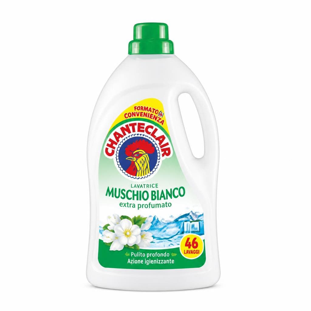 Detersivo liquido lavatrice Chanteclair muschio bianco, 46 lavaggi – Penny