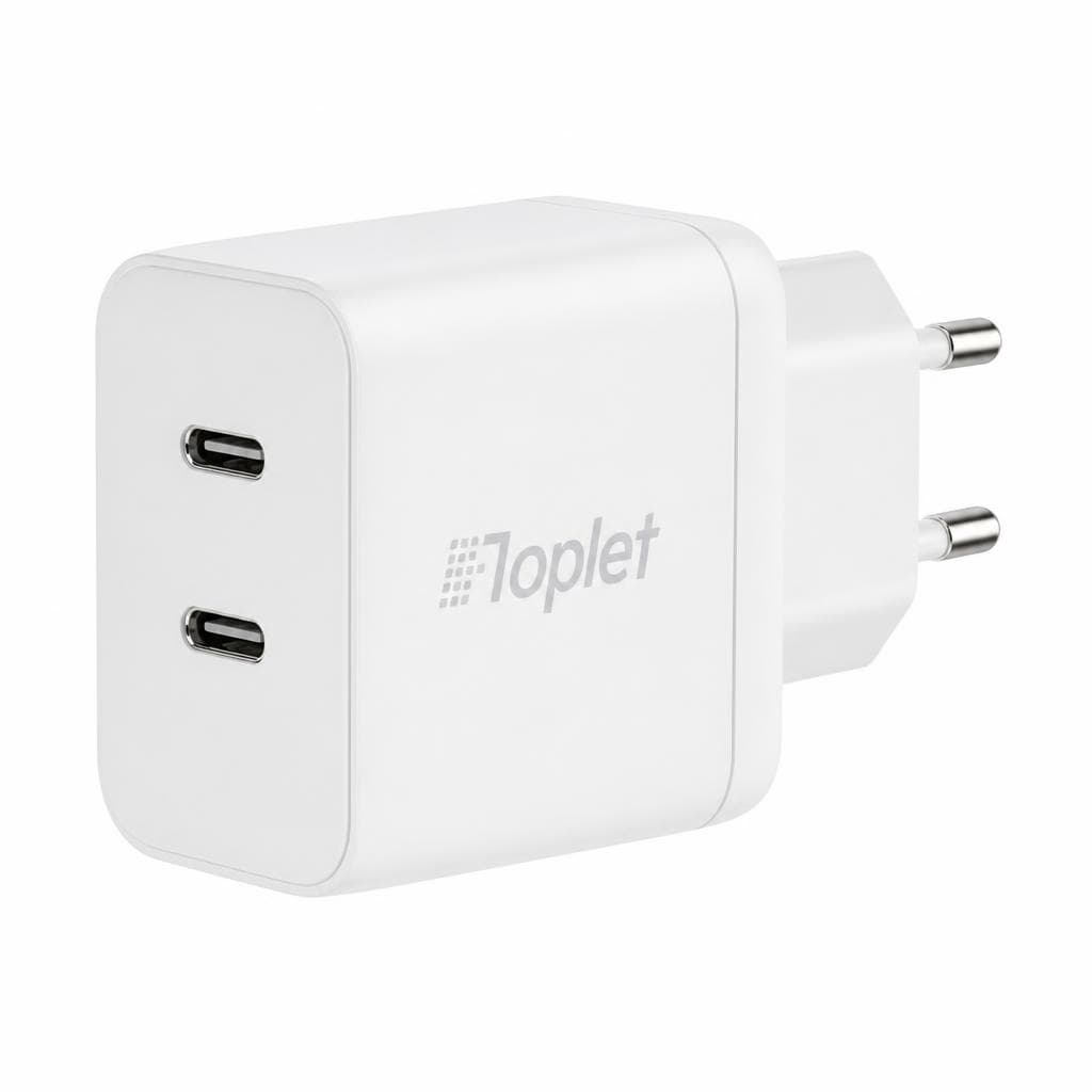 Toplet Caricabatteria 2 USB-C da 30 W – Unieuro