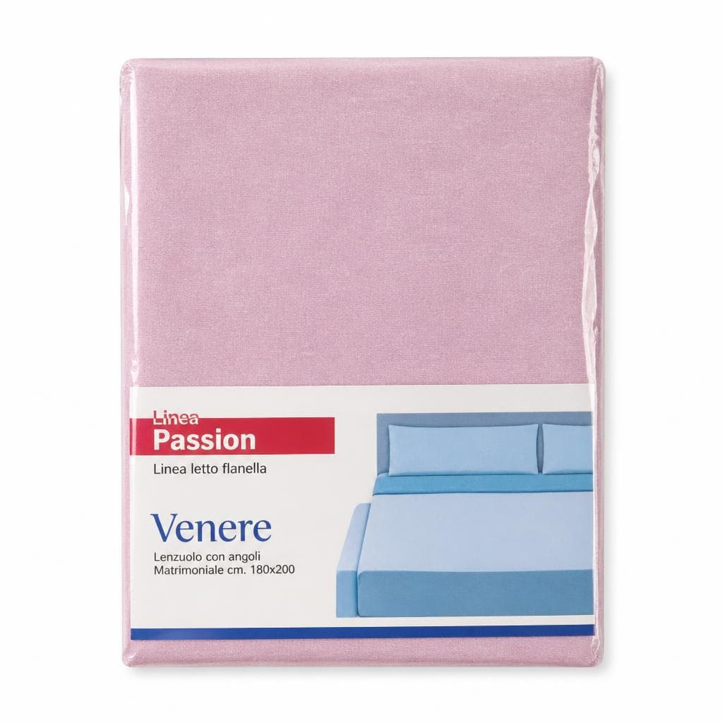 Linea letto flanella lenzuolo con angoli, 1 piazza, cm 90x200 Casa & Daughter – Bennet